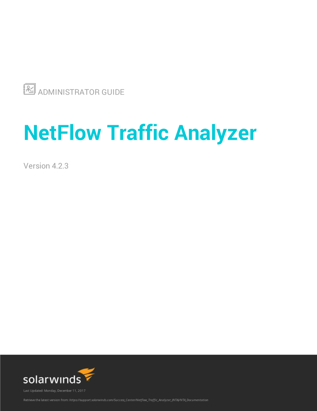 Solarwinds Netflow Traffic Analyzer Administrator Guide