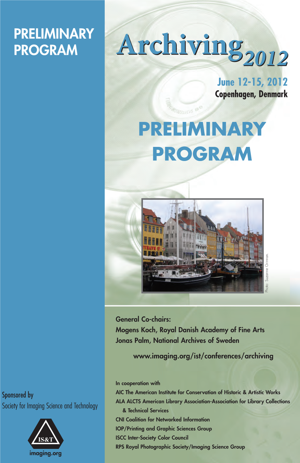 Archiving 2012 Preliminary Program