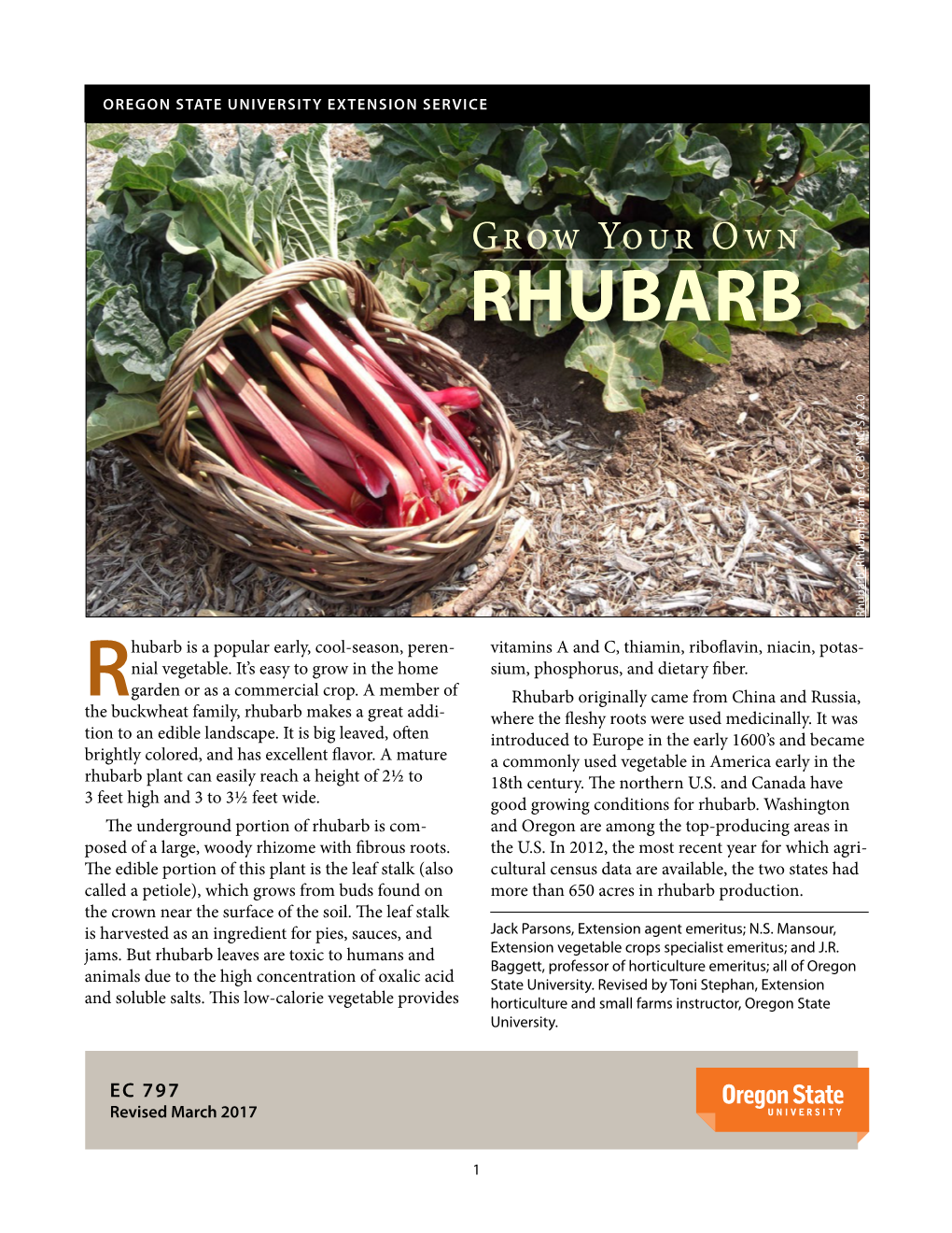 RHUBARB CC BY-NC-SA 2.0 BY-NC-SA CC Rhubarbfarmer/ Rhubarbfarmer/ Rhubarb