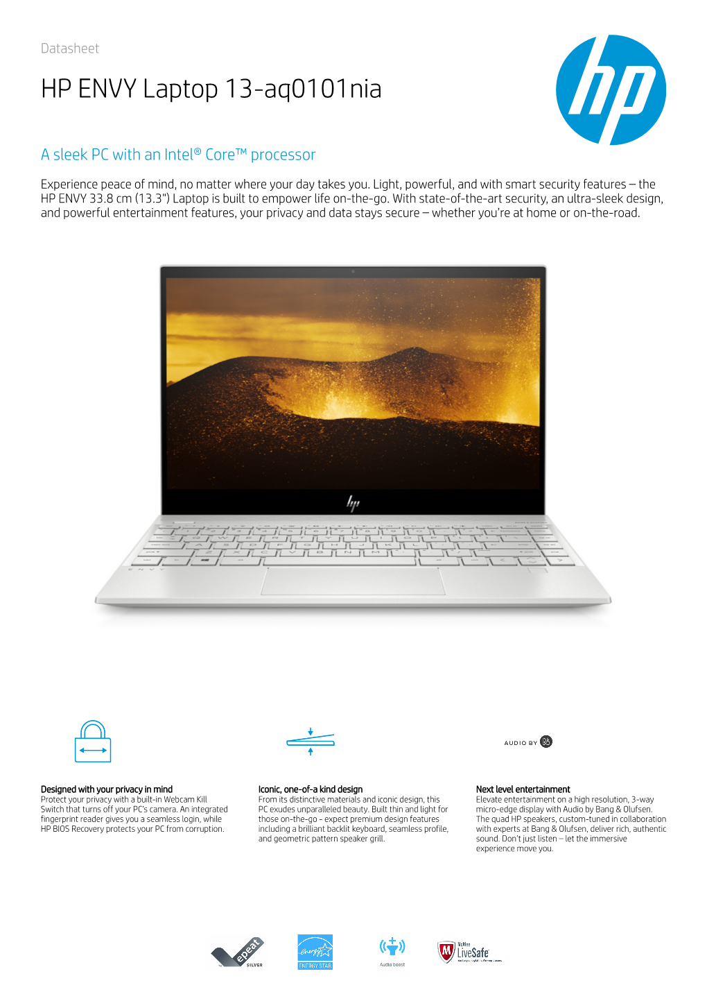 HP ENVY Laptop 13-Aq0101nia