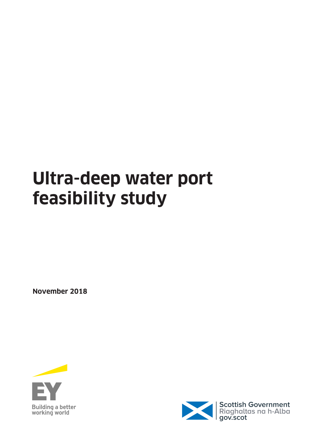 Ultra-Deep Water Port Feasibility Study