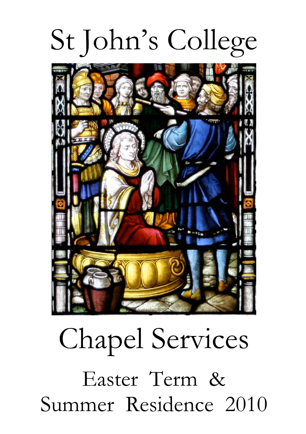 St John's College Chapel Services