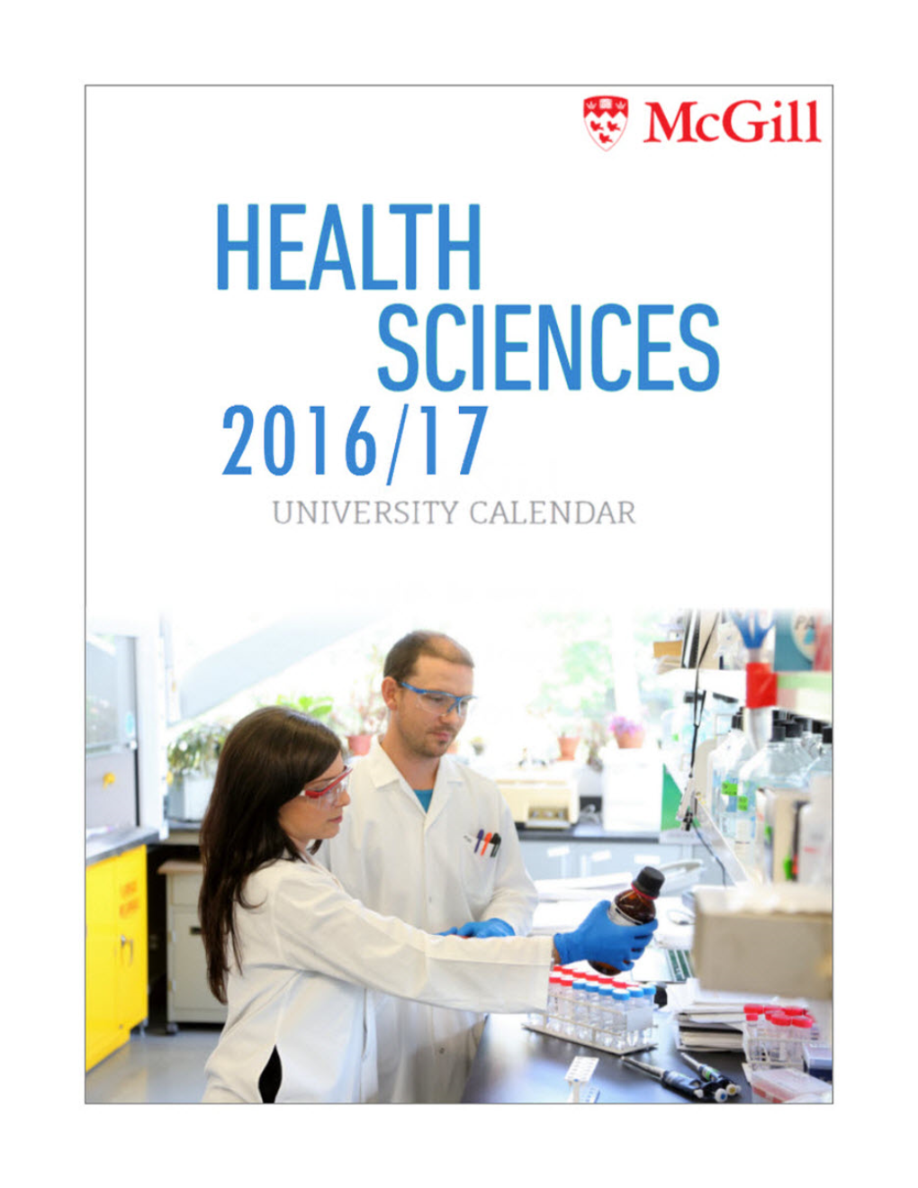Health Sciences 2016-2017 Mcgill University Ecalendar