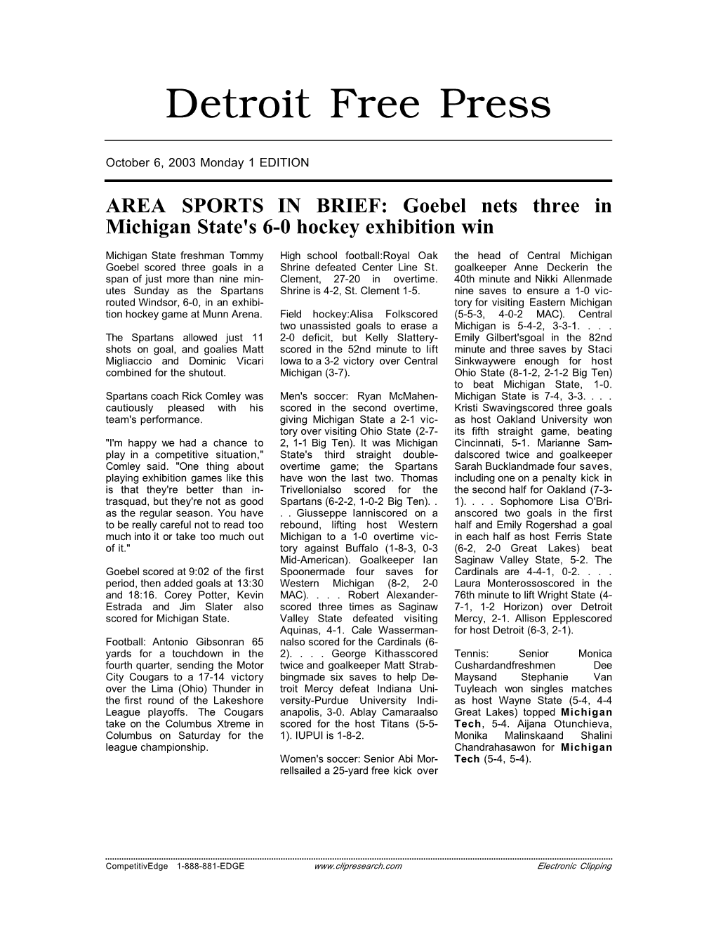 Detroit Free Press