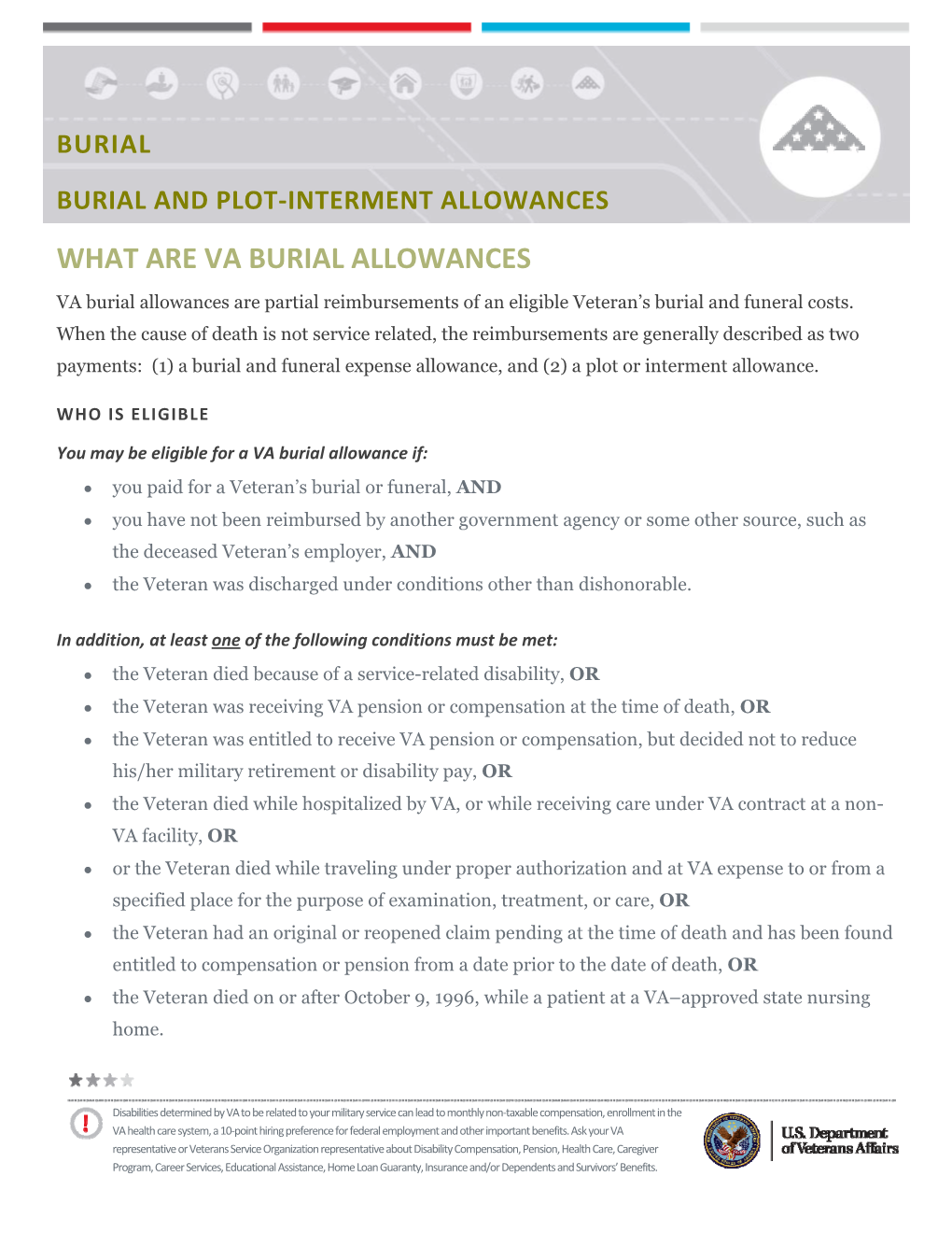 Burial and Plot-Interment Allowances