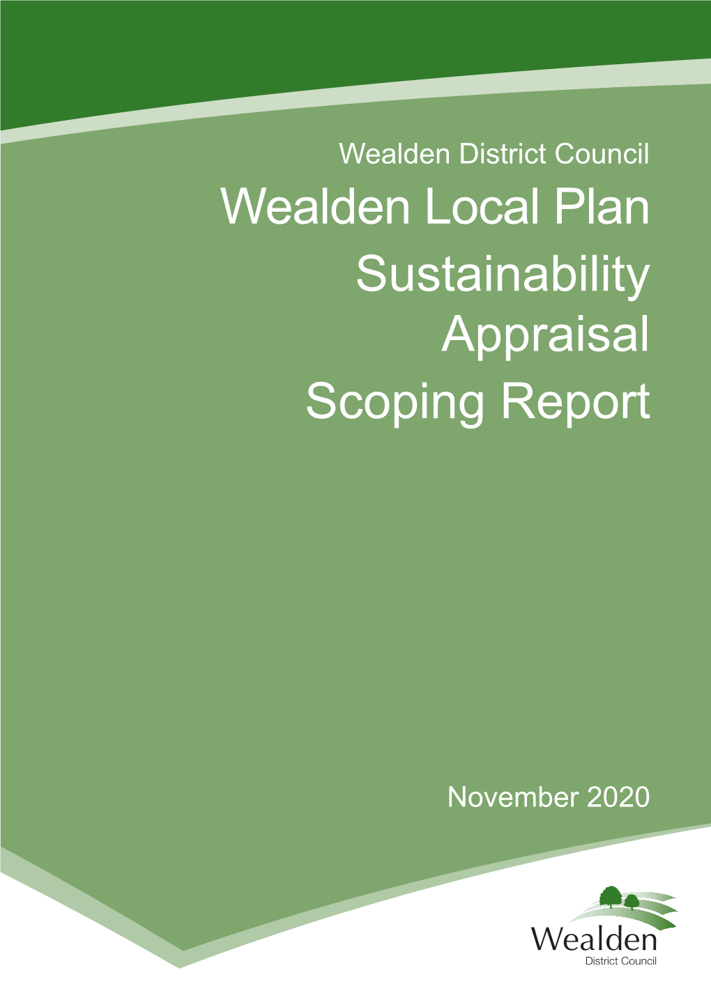 Wealden Local Plan Sustainability Appraisal Scoping Report