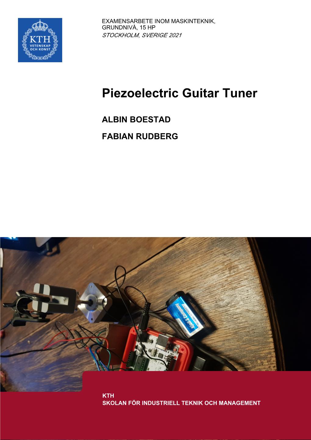 Piezoelectric Guitar Tuner