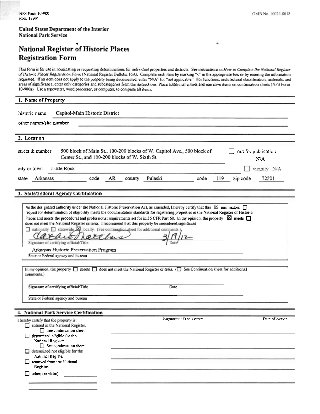 National Register of Historic Places Registration Form