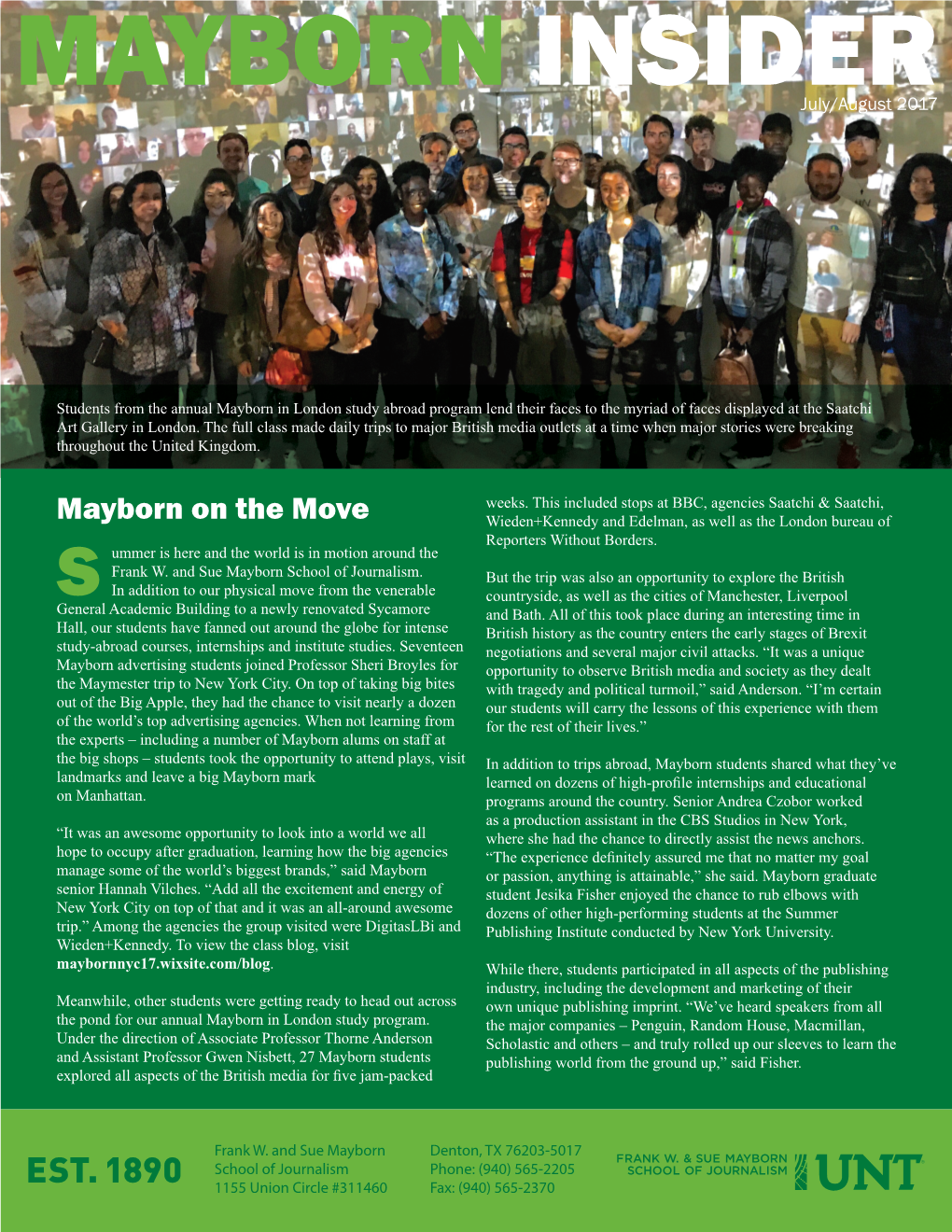 MAYBORN Insiderjuly/August 2017