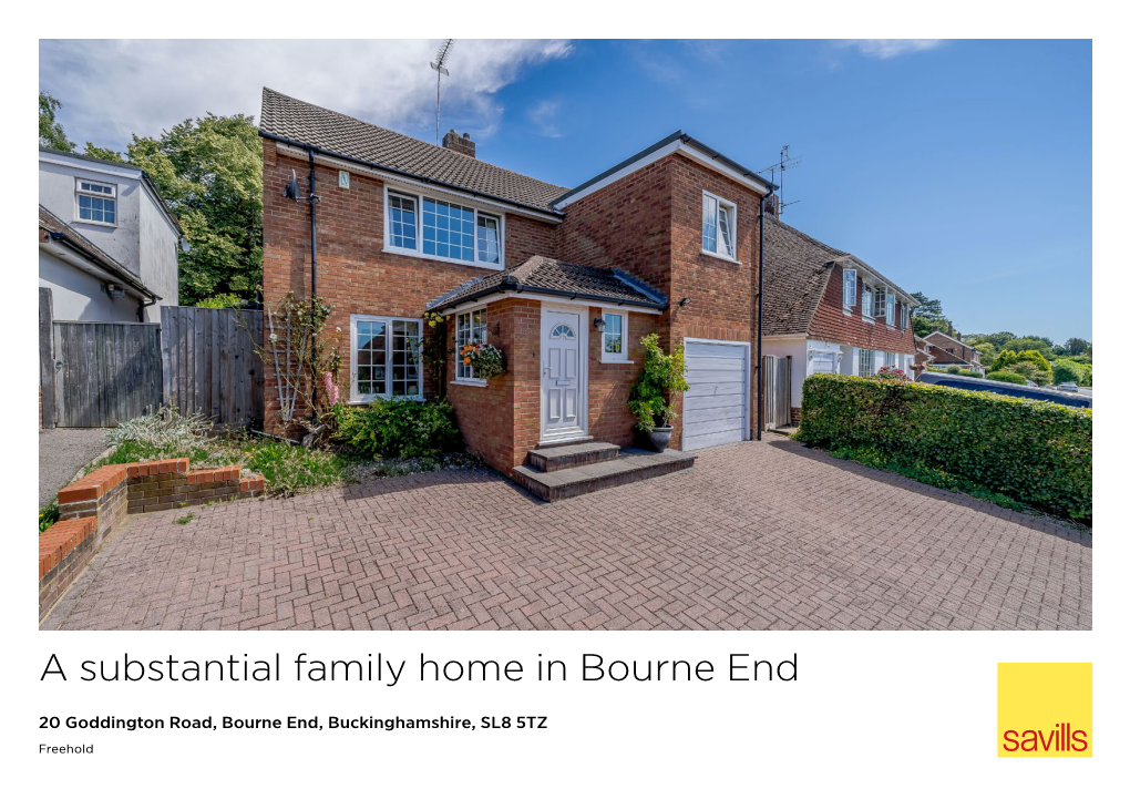 A Substantial Family Home in Bourne End