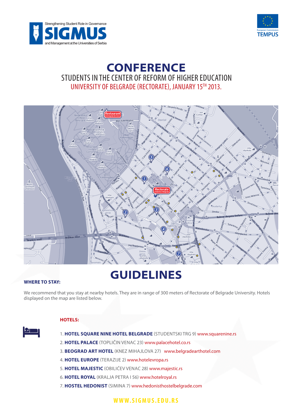CONFERENCE Guidelines