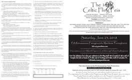 The 14Th Celtic Fling Feis