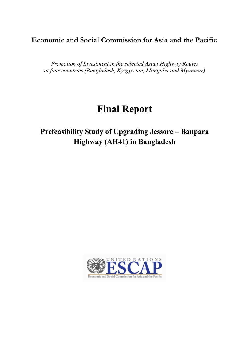 Prefeasibility Study for Bishek