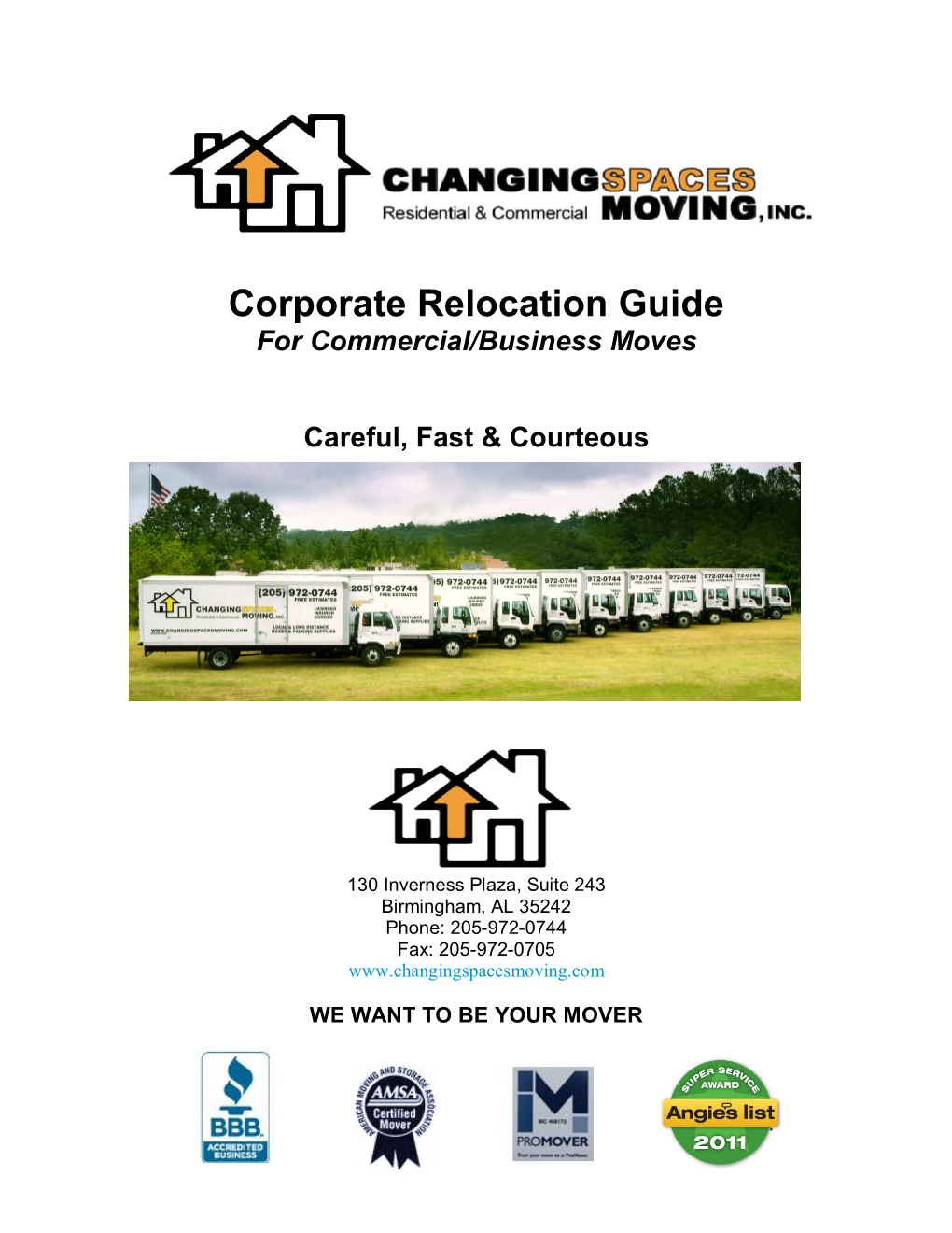 Corporate Relocation Guide for Commercial/Business Moves
