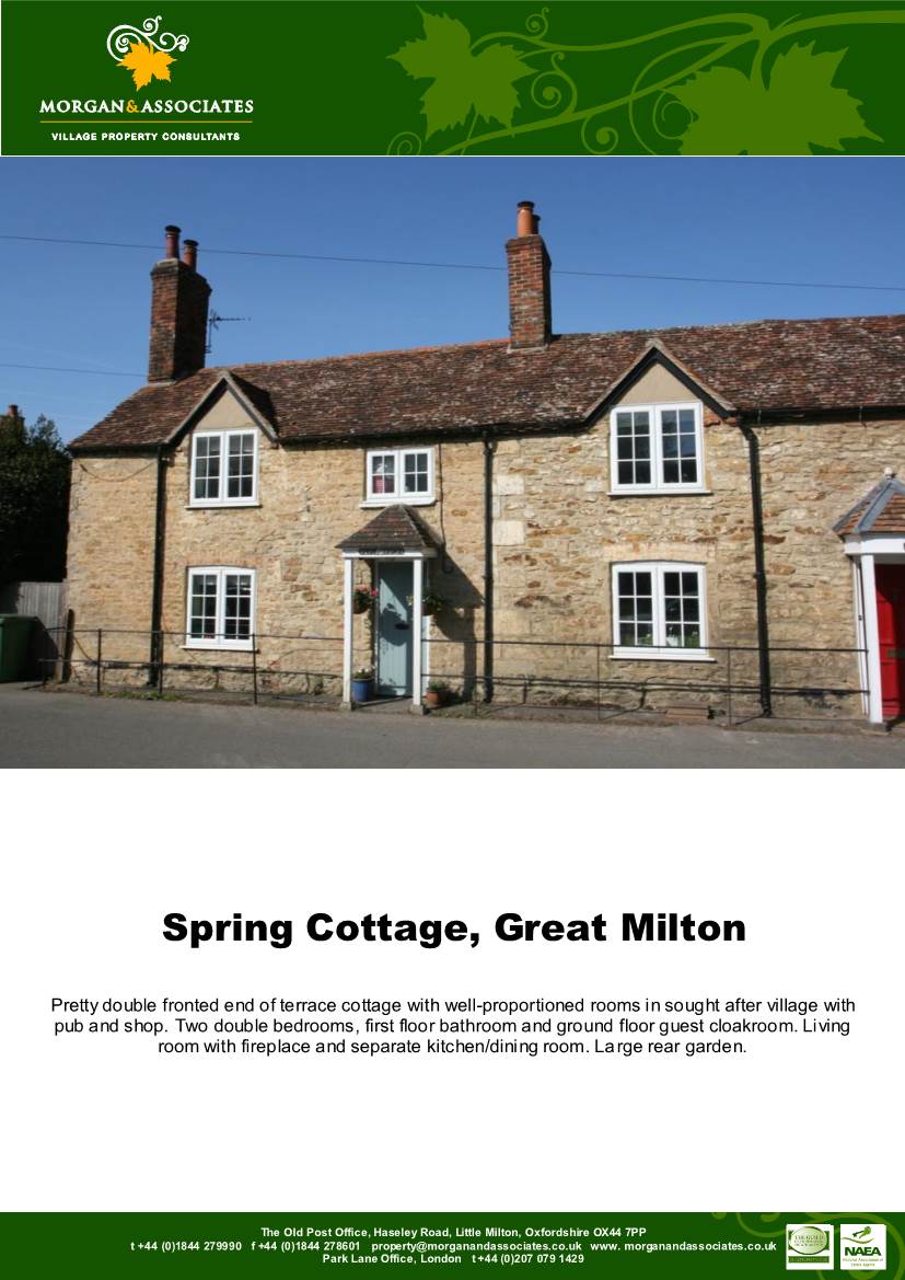 Spring Cottage, Great Milton