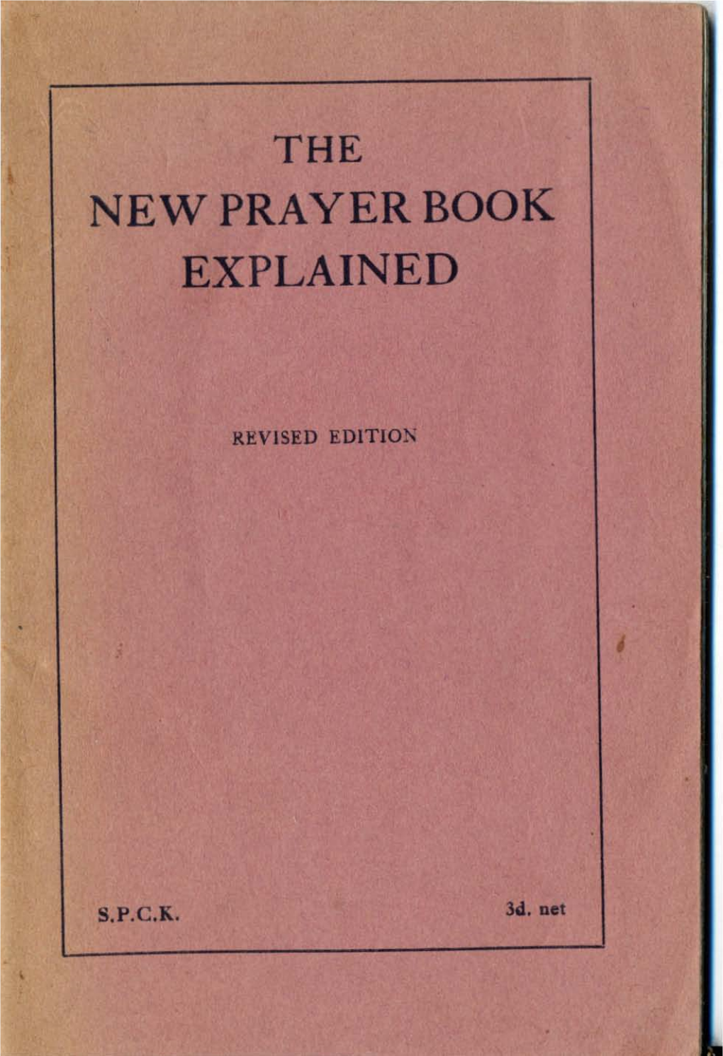 New Prayer Book Explained