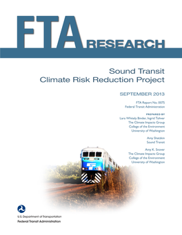 Sound Transit Climate Risk Reduction Project