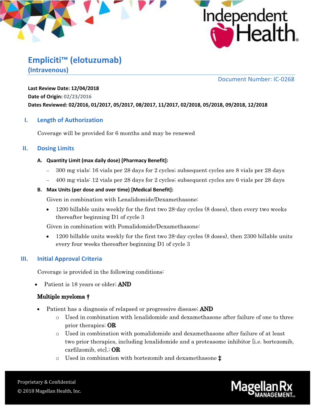 Empliciti™ (Elotuzumab)