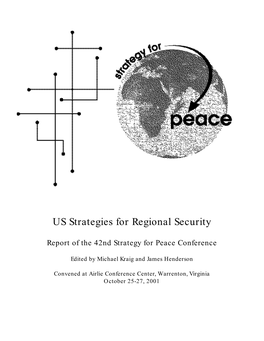 US Strategies for Regional Security