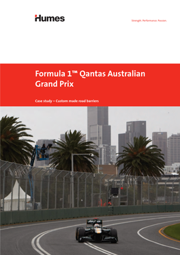 Formula 1™ Qantas Australian Grand Prix