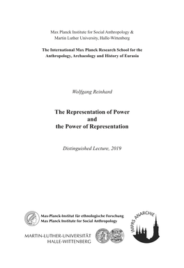 The Representation of Power and the Power of Representation