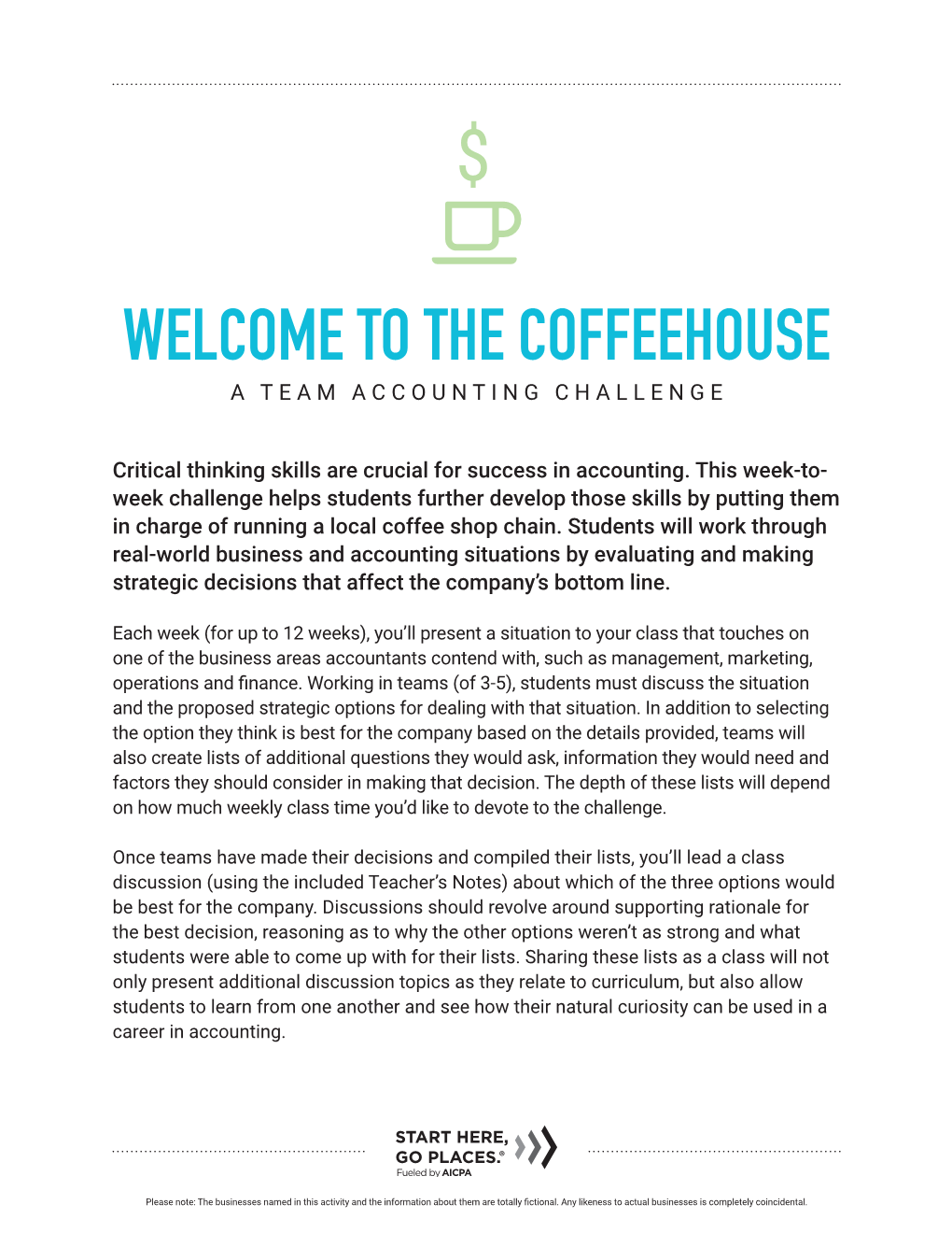Welcome to the Coffeehouse $