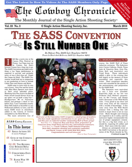 March 2010 the SASS Convention .Is Still Number One