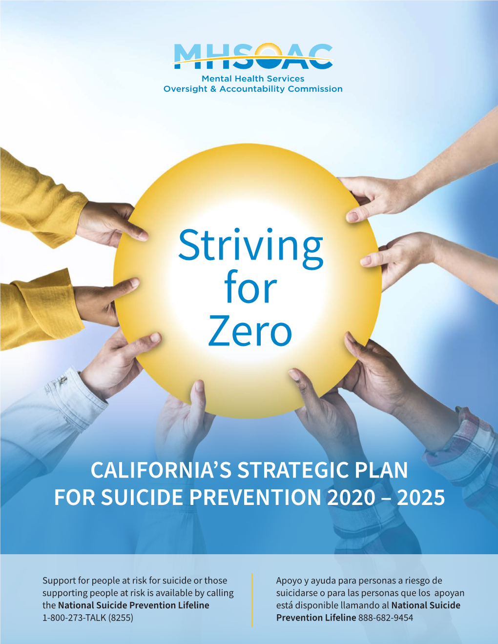 California's Strategic Plan for Suicide Prevention 2020-2025