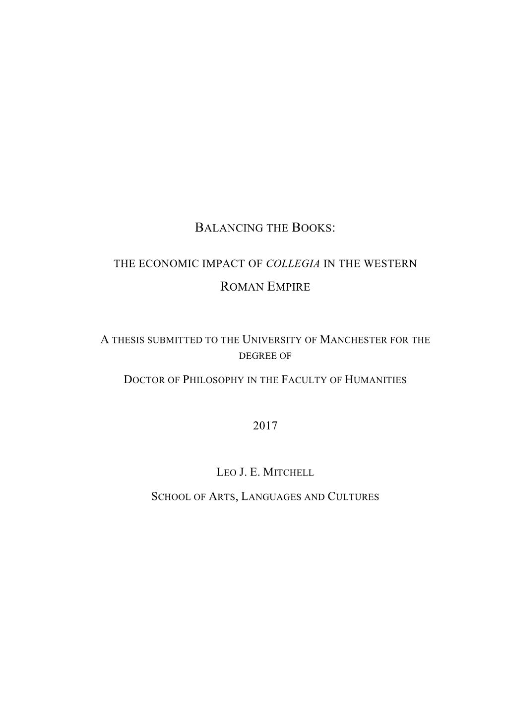 The Economic Impact of Collegia in the Western Roman Empire