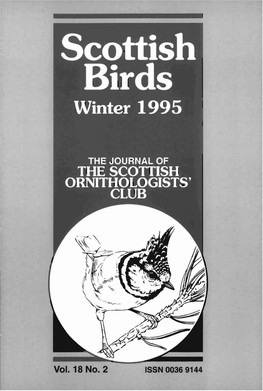Vol. 18 No. 2 ISSN 0036 9144 Scottish Birds