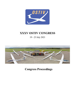 OSTIV Proceedings 2021
