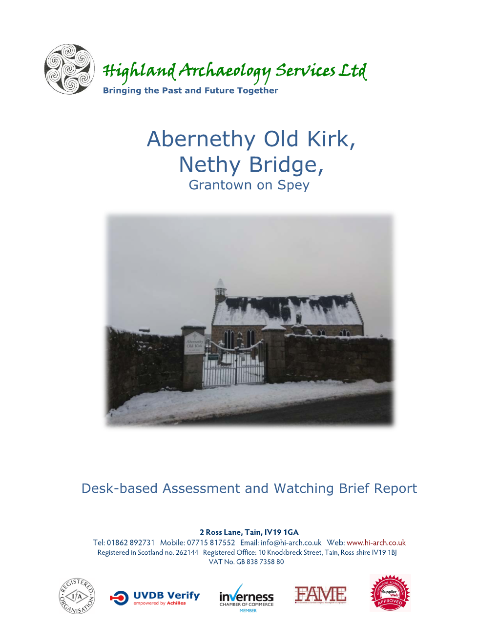 Abernethy Old Kirk, Nethy Bridge, Grantown on Spey