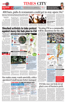 Times City the Times of India, Mumbai | Wednesday, February 18, 2015