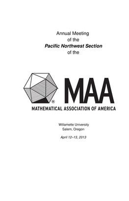 MAA Sections | Mathematical Association of America