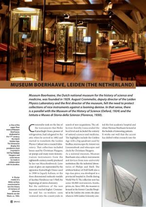 Museum Boerhaave, Leiden (The Netherland)