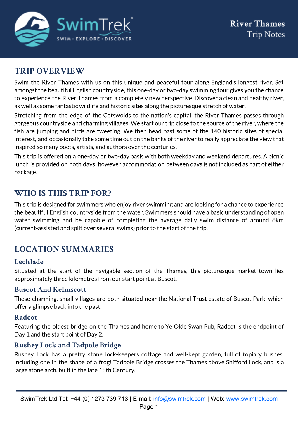 Download Trip Notes