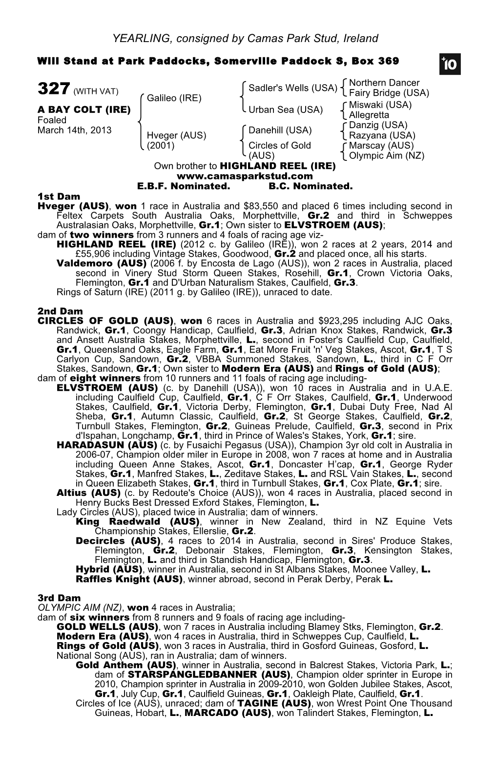 Tattersalls October Yearling Sale Book 1