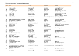 Existing Records of Ronald Binge Music Page1