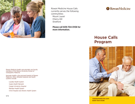 House Calls Brochure