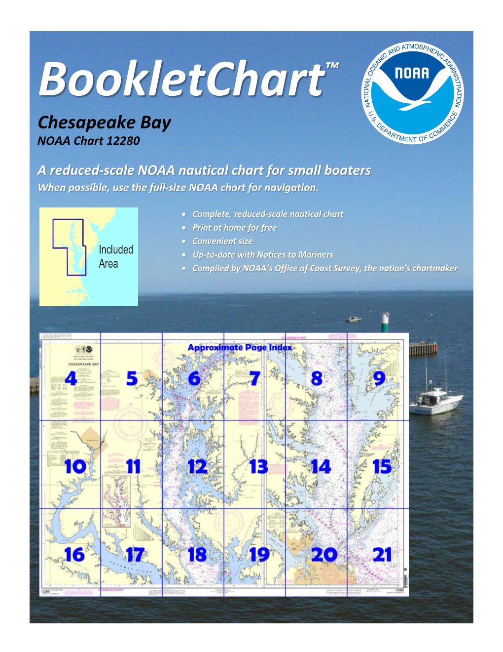 Chesapeake Bay NOAA Chart 12280