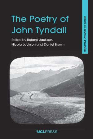 The Poetry of John Tyndall COMPARATIVE LITERATURE and CULTURE