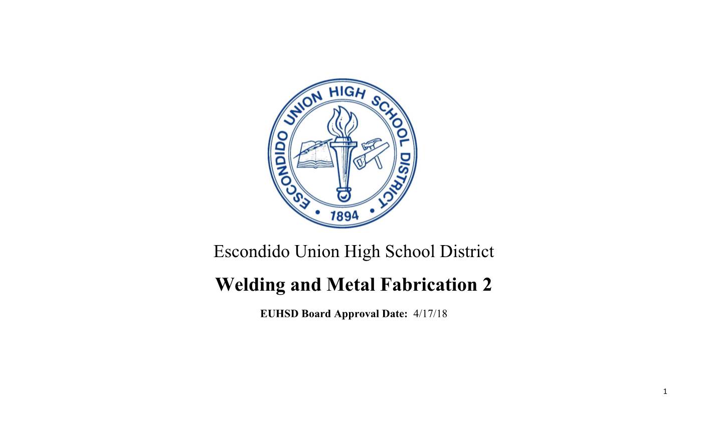 Welding and Metal Fabrication 2