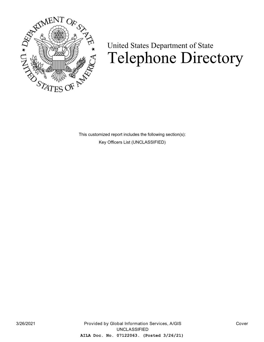 Telephone Directory