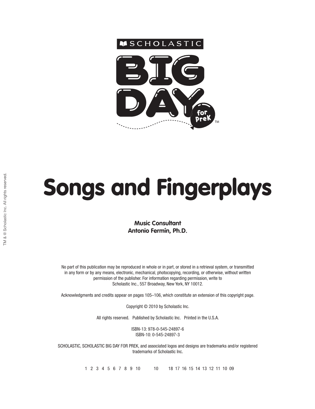 Songs and Fingerplays