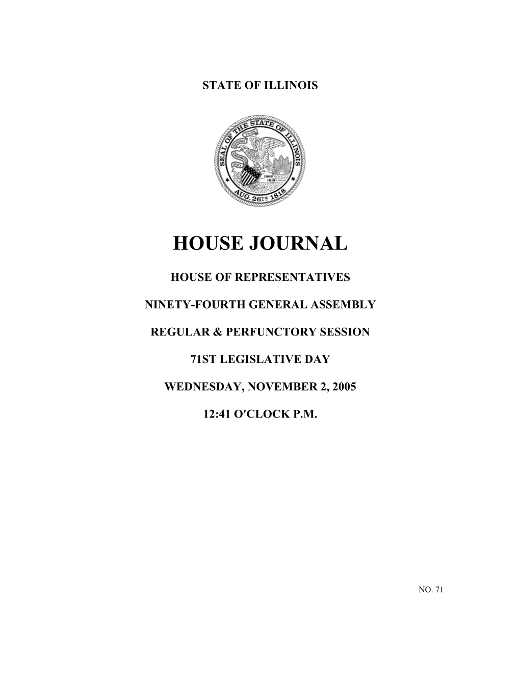 House Journal