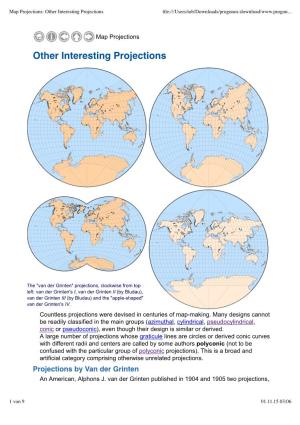 Map Projections: Other Interesting Projections ﬁle:///Users/Tob/Downloads/Progonos-Download