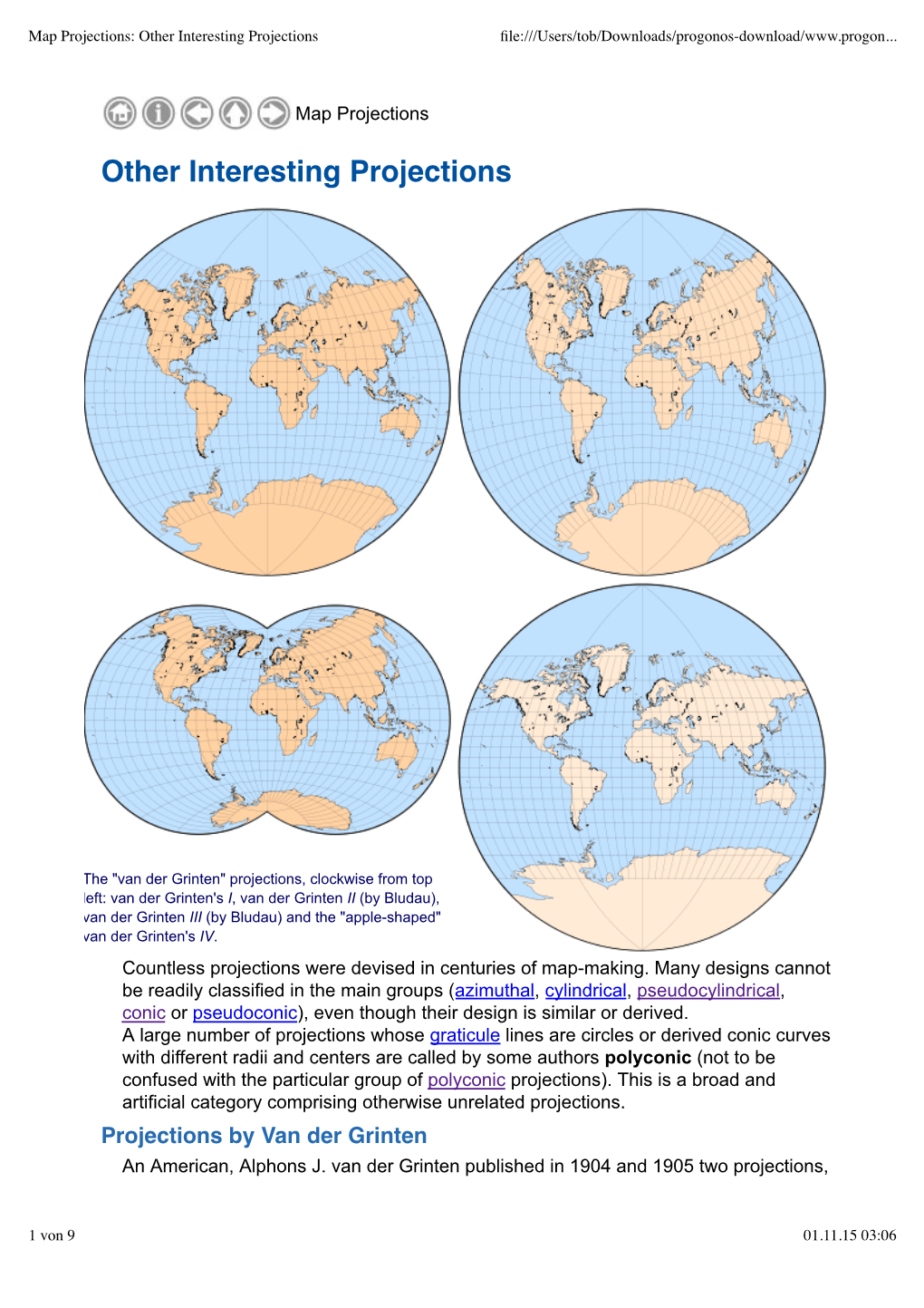 Map Projections: Other Interesting Projections ﬁle:///Users/Tob/Downloads/Progonos-Download