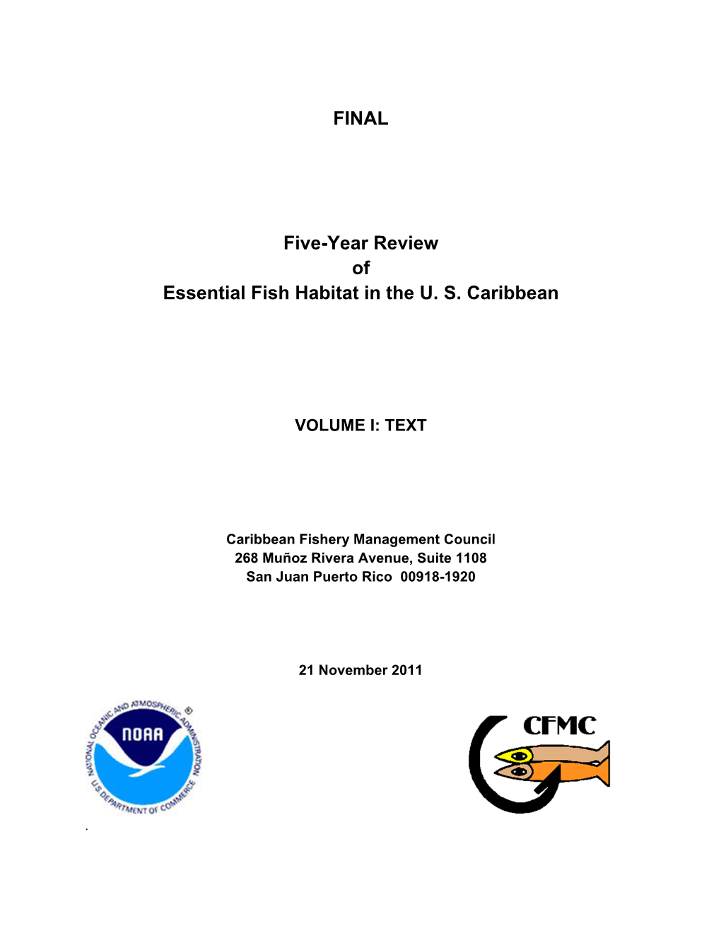 CFMC EFH Review Final Draft