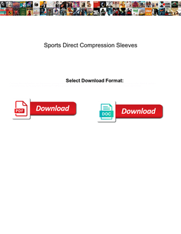 Sports Direct Compression Sleeves