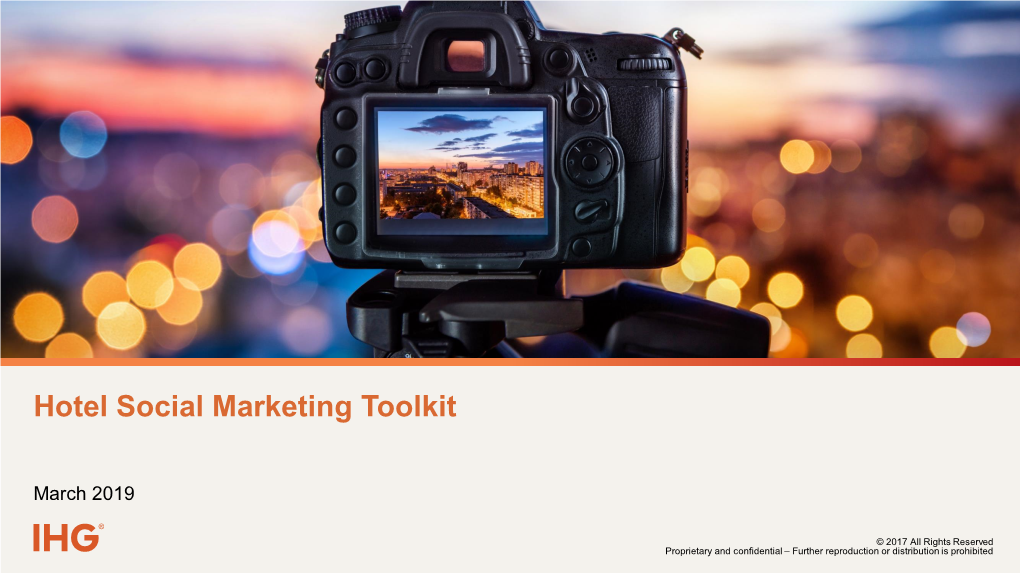 Hotel Social Marketing Toolkit